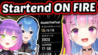 Aqua gets 15 KILLS amp 39K DMG Startend DOMINATES the lobby  APEX Legends 【ENG Sub Hololive】 [upl. by Lupita]