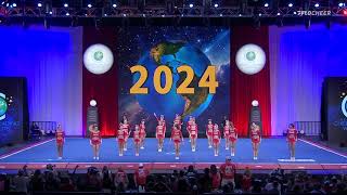 KC Cheer Fearless  Semi Finals The 2024 Cheerleading Worlds WITH SOUND [upl. by Norabal890]