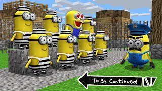 HOW MINIONS ESCAPE FROM PRISON in MINECRAFT INVESTIGATION [upl. by Ormand131]