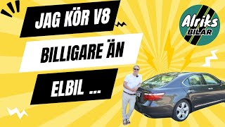 Jag kör gammal V8lyxbil billigare än Tesla [upl. by Lasonde619]