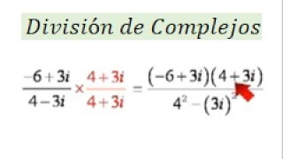 División de números complejos [upl. by Enortna]