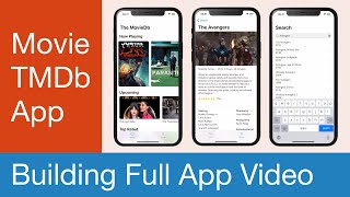 SwiftUI Tutorial  Movie List TMDb iOS App  Full Video [upl. by Curren]