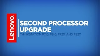 ThinkStation Second Processor Upgrade [upl. by Graner]