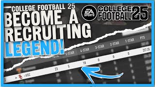 How to Get The Best Recruiting Class in College Football 25 [upl. by Warga]