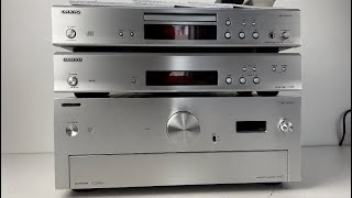 Onkyo A9070 Amplifier  DX7355 CD Player  T4355 Tuner [upl. by Enomar]