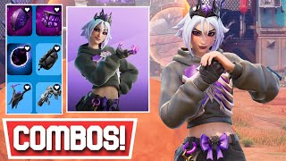 NEW BEST PERSEPHONE SKIN COMBOS JULY CREW PACK  Fortnite [upl. by Braun]