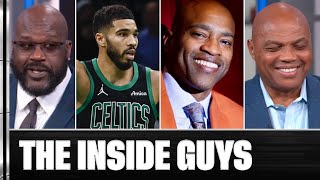 The Inside Crew React to Bostons Win Over Cleveland  Some Vince Carter Shenanigans 🫣😆  NBA on TNT [upl. by Rubin]