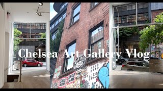 NYC Vlog  Chelsea Art Galleries  LAntica Pizzeria Da Michele NYC [upl. by Adara]