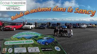 Ecole forestière de Meymac  Balade en ancienne dans le Sancy avec Retro Auto Moto Saint Sauves [upl. by Coulter]