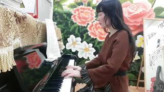 windy hill  piano cover  Huyền Trang piano [upl. by Antone]