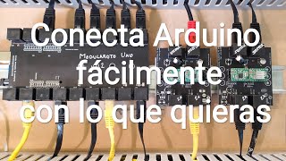 Sistema modular para Arduino Añade sensores y actuadores de forma sencilla MODULAROTO v10 [upl. by Mariandi]