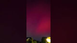 Aurora borealis Northern lights in Pennsylvania [upl. by Eedebez]