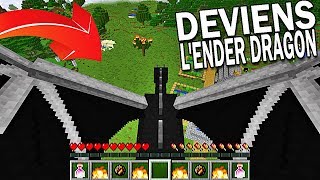 DEVIENS LENDER DRAGON DANS MINECRAFT [upl. by Yenruoj462]