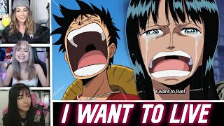 Say You Want to Live  One Piece  Girls Reaction Mashup [upl. by Inattyrb]