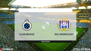 Club Brugge vs Anderlecht  Jupiler Pro League  🎮 FIFA 2023 [upl. by Arikehs]