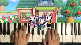 Animal Crossing  Able Sisters Piano Tutorial Lesson [upl. by Hightower]