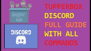 Tupperbox discord full Usage Guide with all commands [upl. by Fiel]