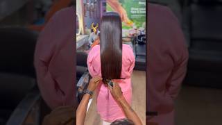 trimming long silky hair with trimmer  long haircut longhaircut haircut trimming shorts [upl. by Ogires]