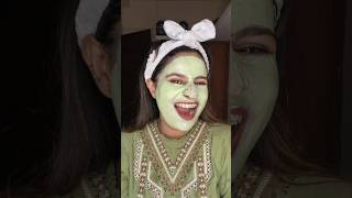 GREEN CLAY MASK  For Glowing Skin skincare shorts [upl. by Neelrahs]