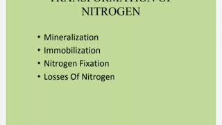 Nitrogen transformation [upl. by Enia586]