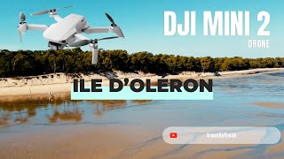 Drone Dji mini 2  Plage de Gatseau  Île d’Oléron [upl. by Rosner]