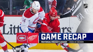 Canadiens  Red Wings 119  NHL Highlights 2023 [upl. by Nede691]