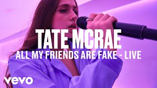 Tate McRae  all my friends are fake Live  Vevo DSCVR [upl. by Granese445]