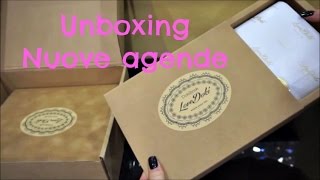 NUOVE AGENDE SPETTACOLARI Unboxing [upl. by Aissatsana]