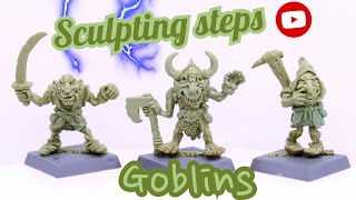 Sculpting steps of new Goblins [upl. by Narret]