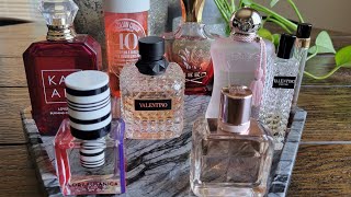 August Perfume Tray  July Recap [upl. by Sivi]