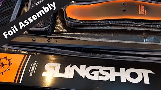 How to Assemble Slingshot Hover Glide FWake V3 WakeFoil [upl. by Ahtebat982]