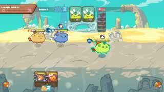 CLEAR RUIN 21 USING ABP TEAM  AXIE INFINITY GAMEPLAY [upl. by Eirot]