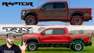 NEW Ford F150 Raptor vs Ram TRX  Which do I buy and why [upl. by Kcirdled]