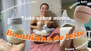 Bombinha de tirar leite elétrica da Shopee  Resenha  Como usar Dói [upl. by Siramed]