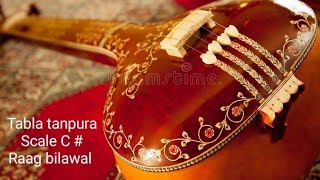 tabla tanpura c scale raag bilawal music share [upl. by Niwled]