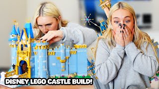 Building the LEGO DISNEY CASTLE [upl. by Ardnuasac]