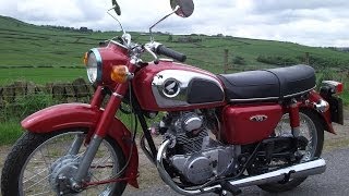 Honda CD175 1977 [upl. by Haduhey]