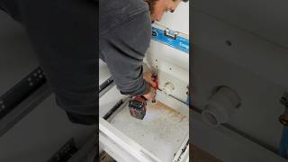 How to Cut Holes in Vanity Cabinets  shorts homerepairtutor [upl. by Nidnal224]