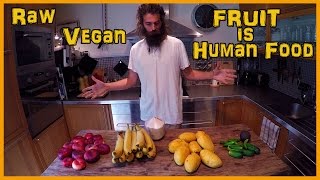 WHAT I EAT IN ONE DAY ON A RAW VEGAN DIET FRUITARIAN SUMMER IN NORWAY [upl. by Itsrejk653]