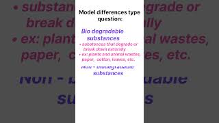 difference between bio degradable and non biodegradable substances education shorts science [upl. by Kathye700]