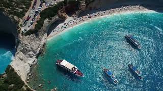 🎵 Deep House Drone 4K Footage 📍 Porto Katsiki Beach Lefkada Greece [upl. by Marcelle202]