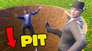 Giant Pit Vs Everyone In GTA5 RolePlay [upl. by Esinal266]