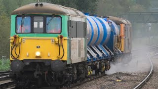 Ex Southern 73202  73212 On RHTT Passes Paddock Wood For Tonbridge On 3W01  24th September 2024 [upl. by Anyzratak80]