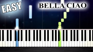 Bella Ciao  EASY Piano Tutorial by PlutaX [upl. by Iadrahc367]