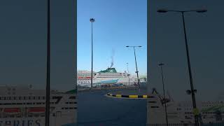 Spotted Irish Ferries at Dublin Port Ireland viral youtubeshorts dublincity ireland [upl. by Patrice596]