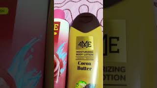 4ME Moisturizing Body Lotion  cocoabutter 4me rosebodywash luxurybodywash foryou [upl. by Aihtebat]