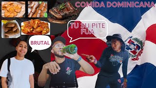 Probando comida callejera Dominicana en Puerto RicoLA VERDADERA WASAKAKA [upl. by Strander]