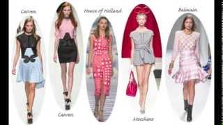 Spring Summer 2014 Top 10 Fashion Trends [upl. by Yrred]