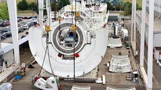 Belchentunnel Schweiz – TBM Herrenknecht Schwanau in Deutschland [upl. by Reed]