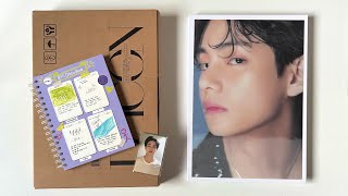 unboxing BTS DICON DFESTA SPECIAL PHOTOBOOK 3D LENTICULAR TAEHYUNG COVER [upl. by Stepha128]